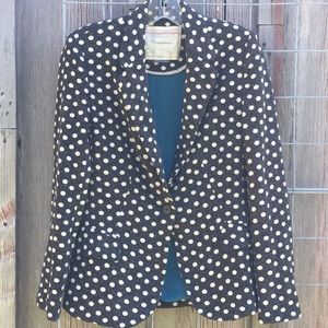 Anthropologie Polka Dot Blazer - Size S NWOT
